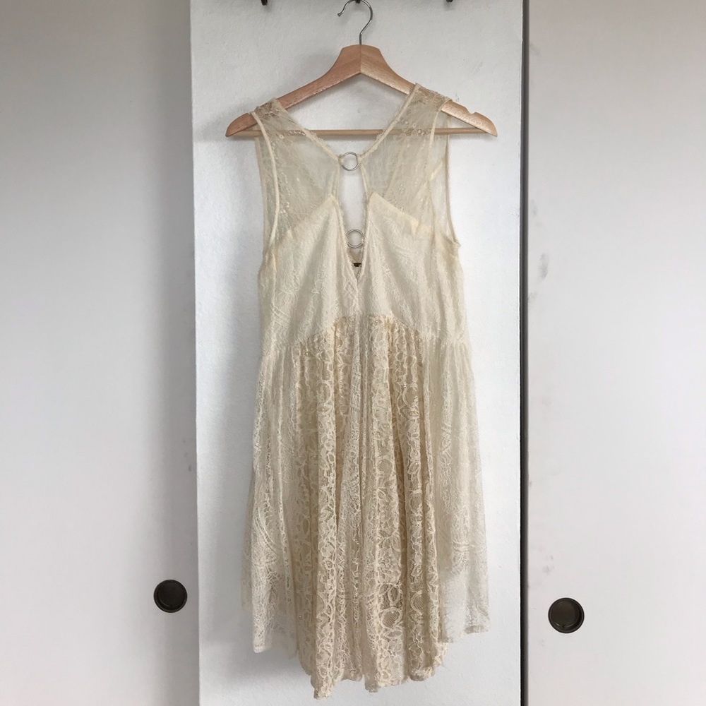 Off-white Free People Boho Dress